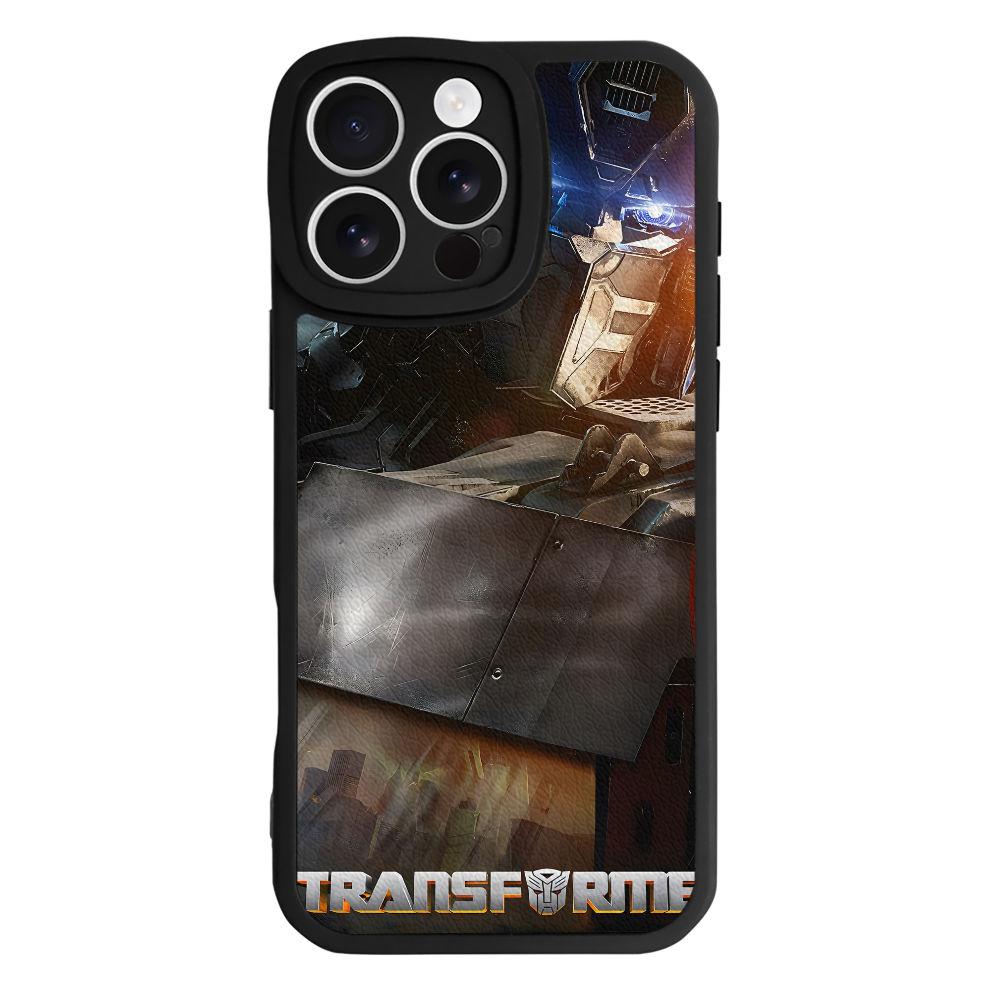 （画像用） Transformers トランスフォーマー 【iPhone 16シリーズ対応】シリコンスマホケース（レザー調） 材質：シリコン